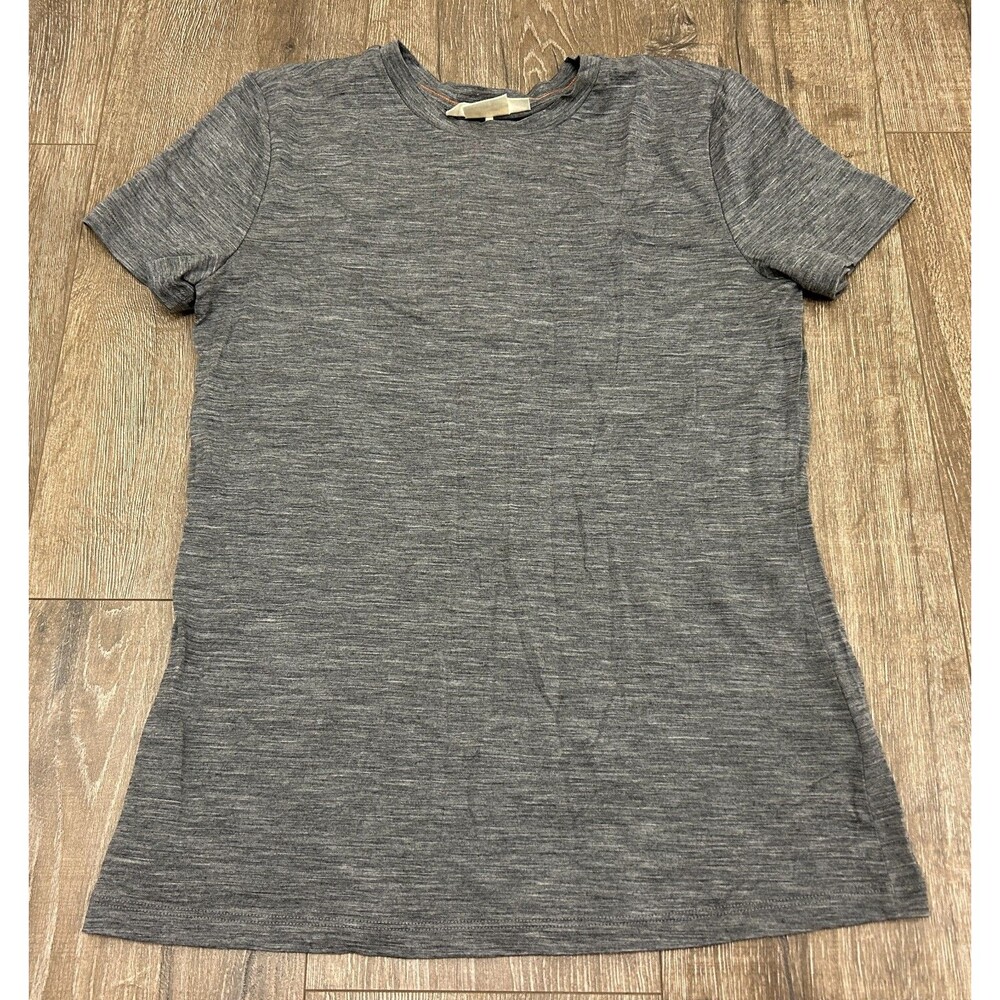Icebreaker Women's Merino 150 Tech Lite III SS Tee Shirt Small Gray NEW